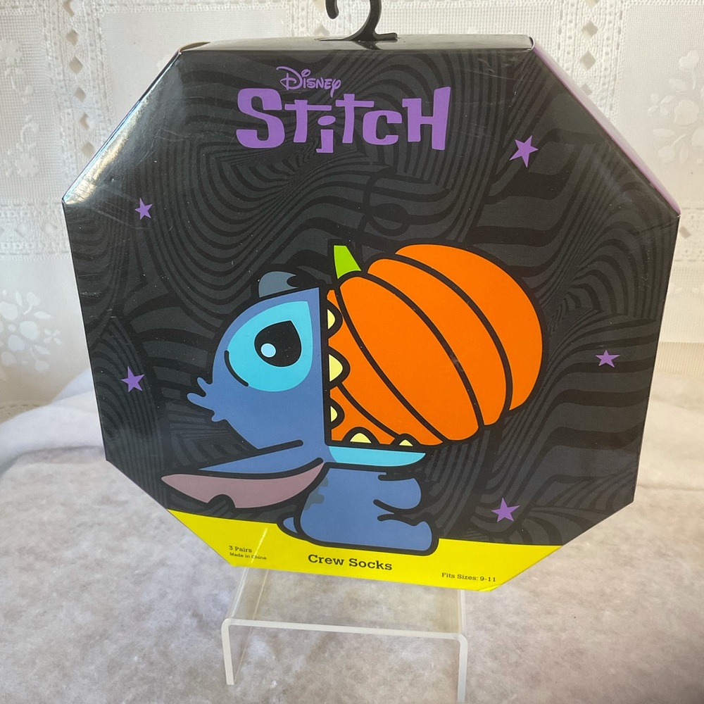 Disney Lilo and Stitch crew sock set 3 pair